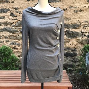 Grey maternity sweater top
